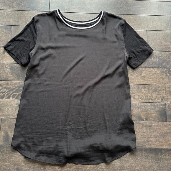 Banana Republic Mixed Media Tee - Picture 1 of 2